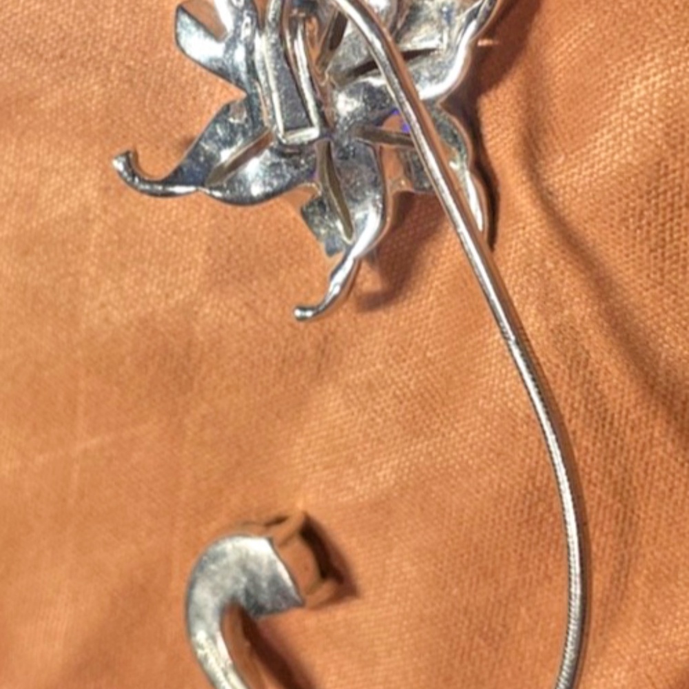 1940s Vintage Marcel Boucher 2 Earwrap Signed Filligree stars #205974634996 - Picture 6 of 9